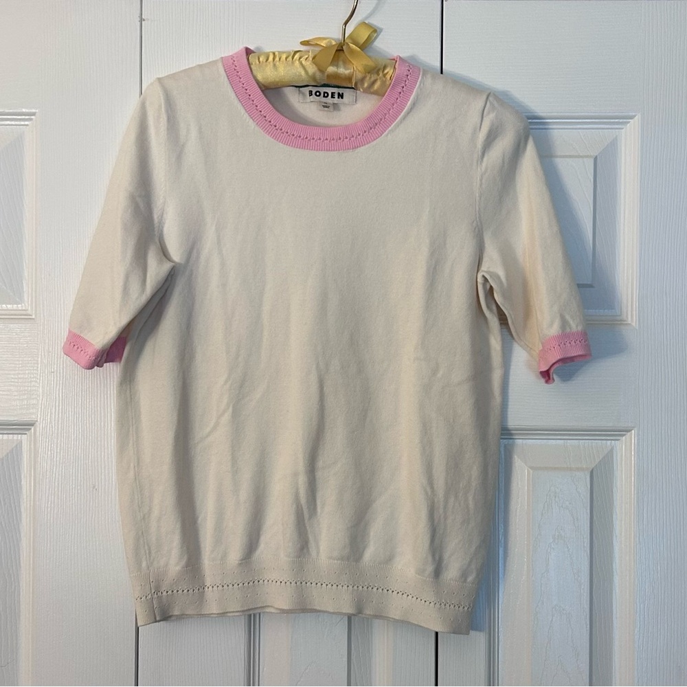 Boden Catriona Cotton Crew T-Shirt